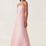 Aje Soundscape Maxi Dress in Chalk Pink