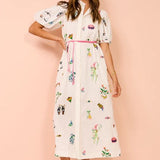 Alemais Atticus Embroidery Shirtdress