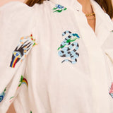 Alemais Atticus Embroidery Shirtdress