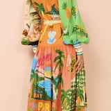 Alemais Paradiso Shirtdress in Multi