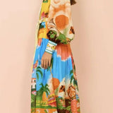 Alemais Paradiso Shirtdress in Multi