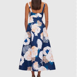 Leo Lin Odette Midi Dress in Rosebud Print