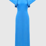 Leo Lin Lucinda Maxi in Steel Blue