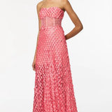 Manning Cartell Supreme Extreme Strapless Gown in Peony