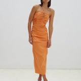 Rachel Gilbert Ayla Dress in Orange