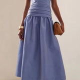 Rachel Gilbert Banks Dress in Cornflower Blue