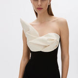 Rachel Gilbert Cassidy Dress in Black/Coconut