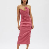 Rachel Gilbert Cheri Dress in Rose