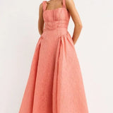 Rachel Gilbert Sophy Strap Dress in Pink