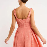 Rachel Gilbert Sophy Strap Dress in Pink