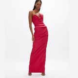 Rachel Gilbert Cheri Gown in Watermelon