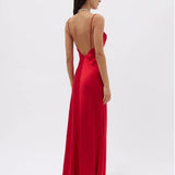 Rachel Gilbert Skyla Gown in Cherry