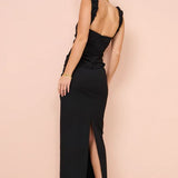 Sir Azul Balconette Gown in Black