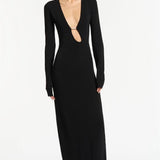 Sir Kinetic Beaded Long Sleeve Maxi Dress