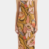 Sir Talulah Column Dress in Sanderling Floral