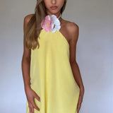 Sisters the Label Tiffany Gown in Lemon Silk