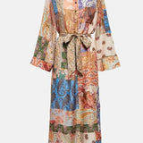 Zimmermann Devi Belted Silk Shirtdress