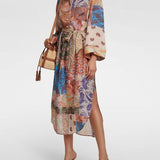 Zimmermann Devi Belted Silk Shirtdress